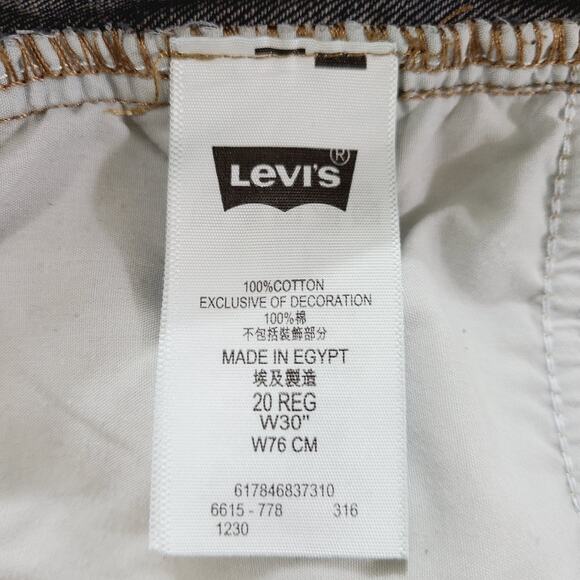 Levi's 505 Shorts, Size 20 REGULAR 30 Waist, PRE-OWNED - Picture 6 of 7